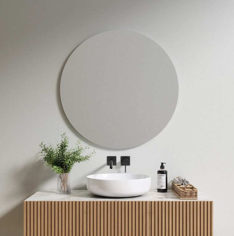 Round wall mirror (90 cm)