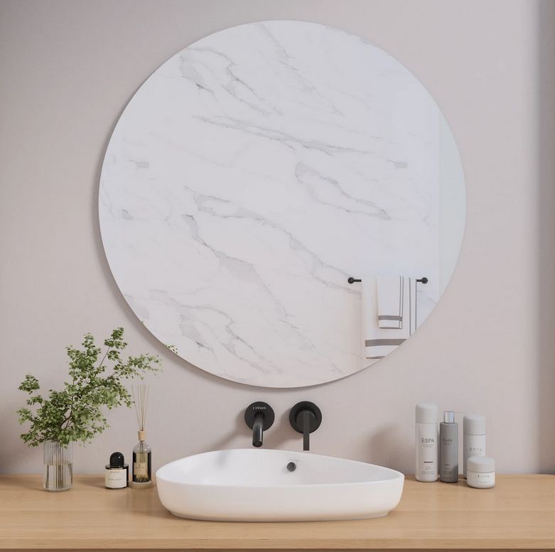 Round wall mirror (120 cm)