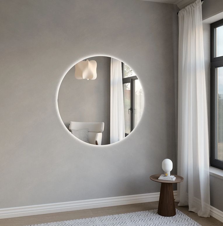 Round LED Mirror (120 cm)
