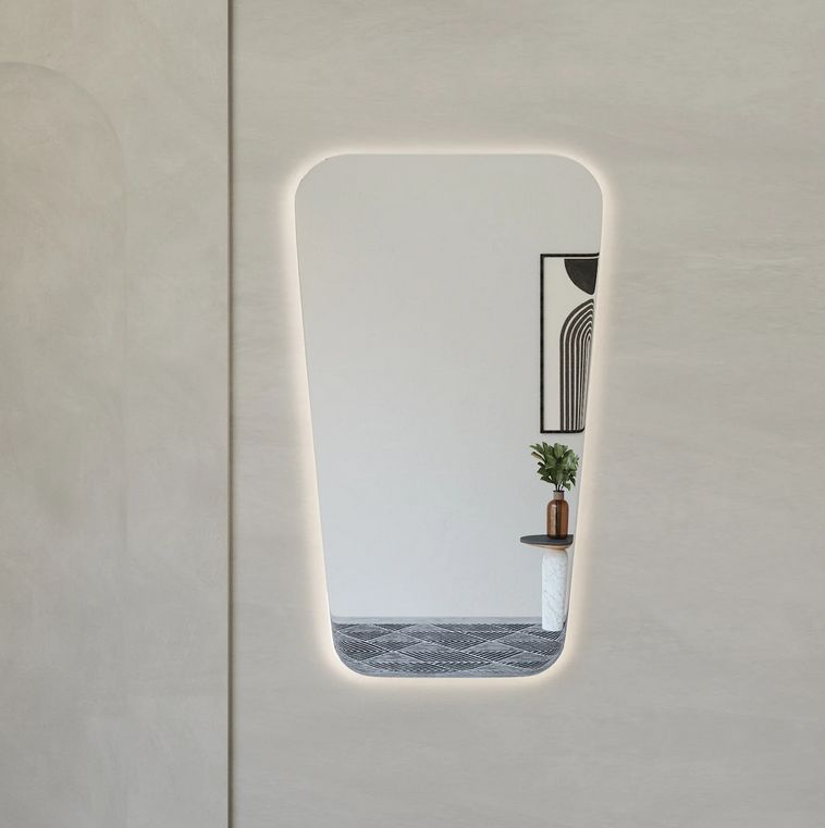 Retro Style LED Mirror (60x100cm)