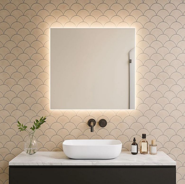 Rectangular LED Mirror (60x60 cm)