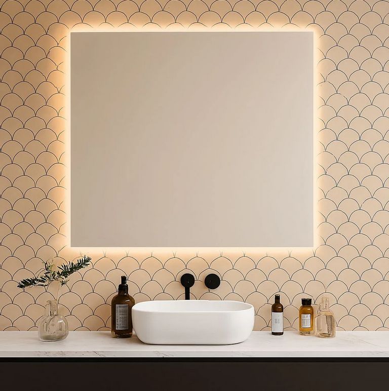 Rectangular LED Mirror (90x90 cm)