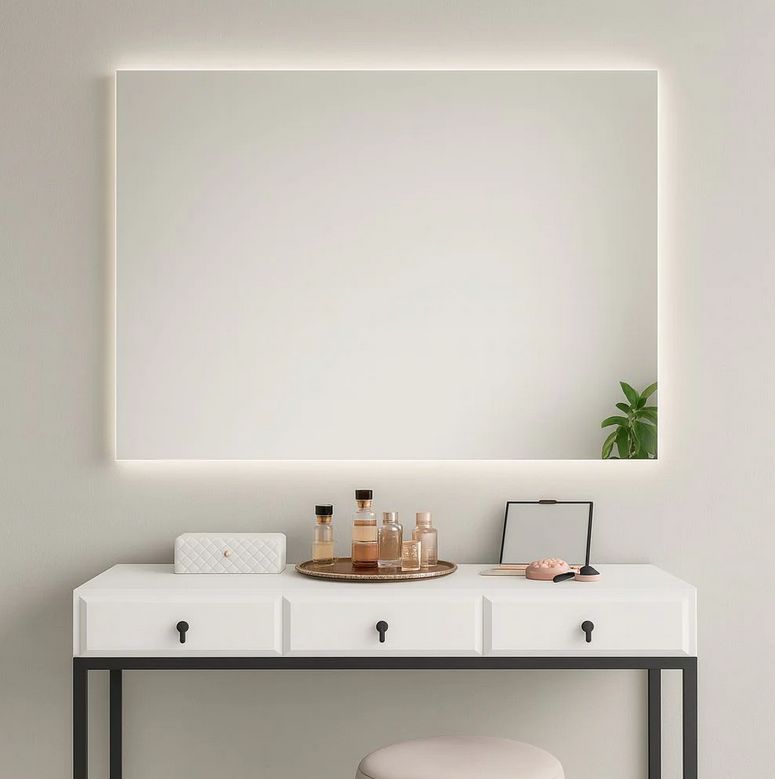 Rectangular LED Mirror (80x100 cm)