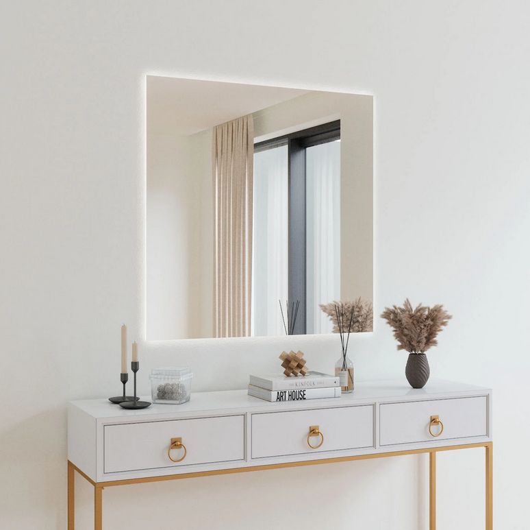 Rectangular LED Mirror (100x100 cm)