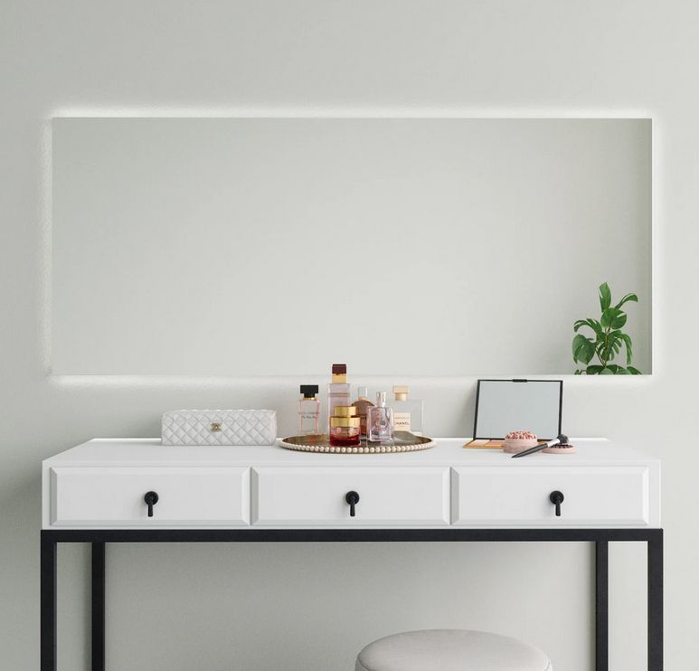 Rectangular LED Mirror (140x60 cm)