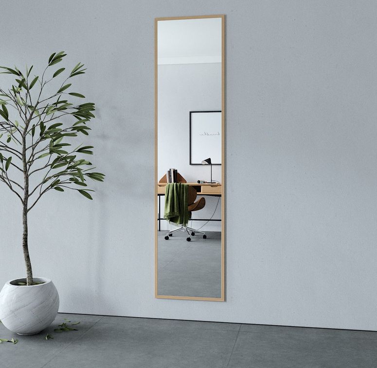 Full Length Mirror With Birch Frame (50x200cm)
