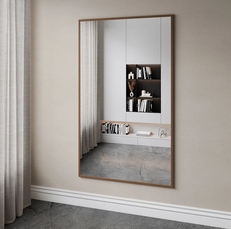 Full Length Mirror with Thermo-Treated Alder Frame (100x170cm)