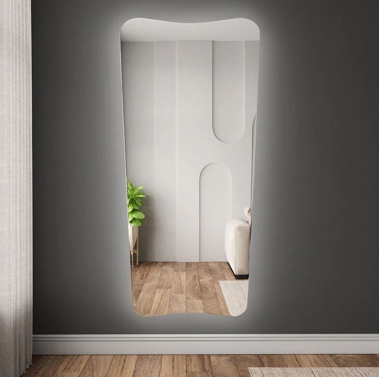 Vintage Style Full-Length LED Mirror (88x190 cm)