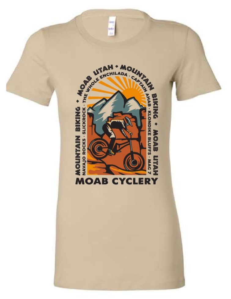 MC MTN Bike Design T-Shirt - women's fit