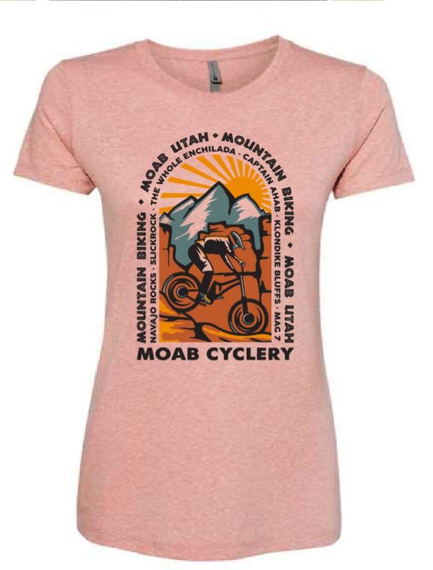MC MTN Bike Design T-Shirt - women's fit