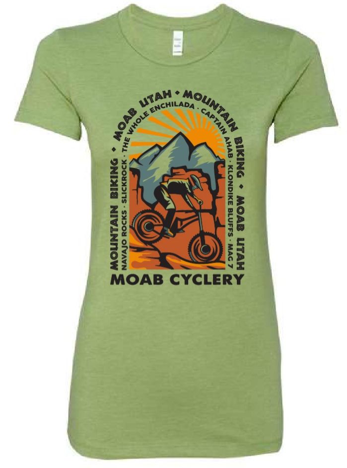 MC MTN Bike Design T-Shirt - women's fit