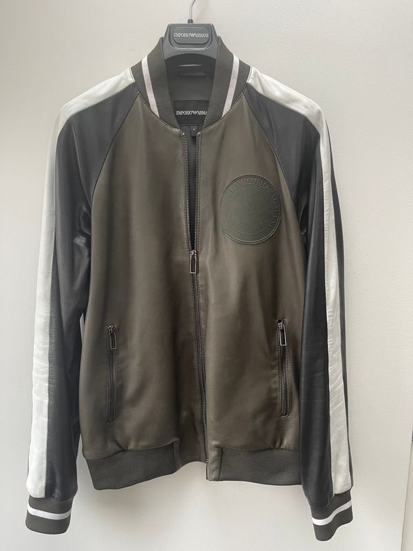 Kurtka skórzana Emporio Armani