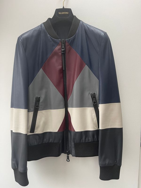 Kurtka skórzana Valentino