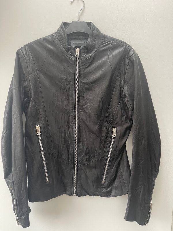 Kurtka skórzana Diesel Black Gold