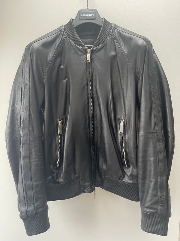 Kurtka skórzana Dsquared2