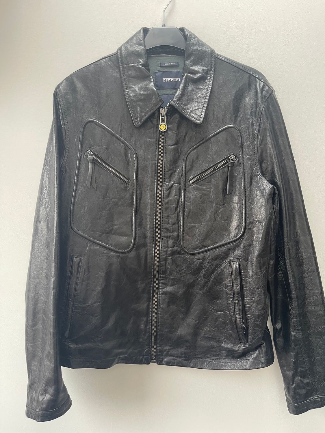 Kurtka skórzana Ferrari