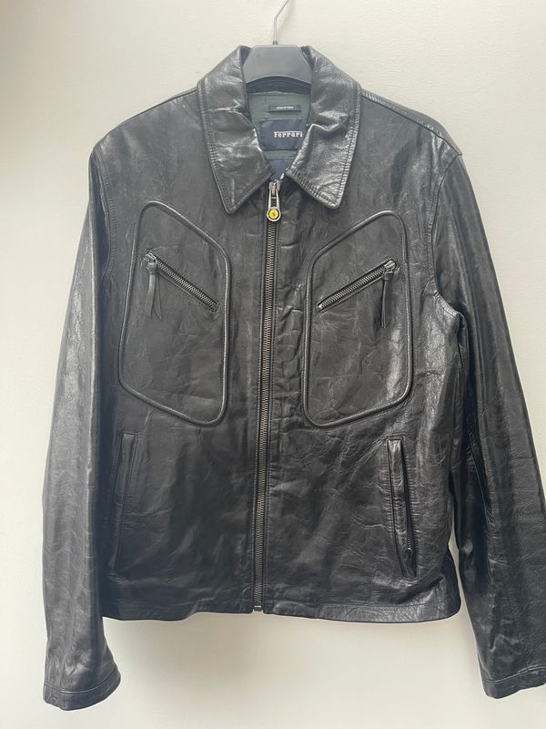 Kurtka skórzana Ferrari