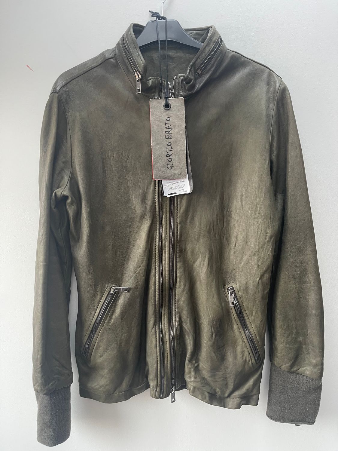 Kurtka skórzana Giorgio Brato