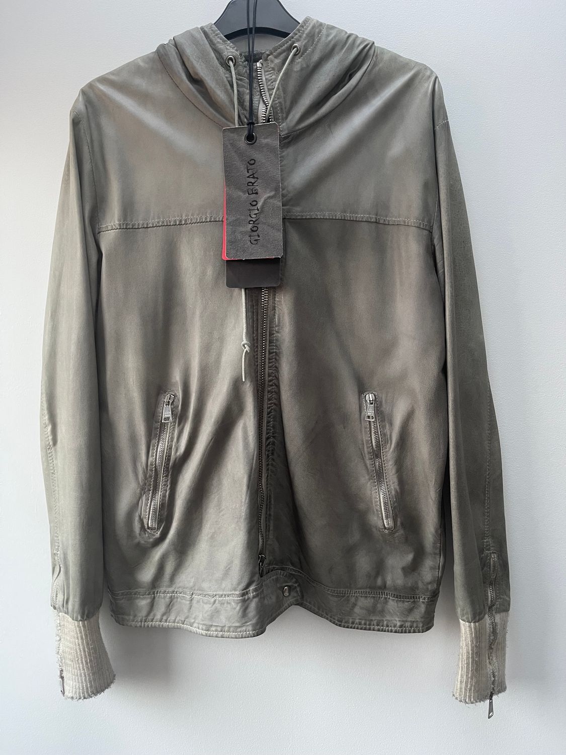 Kurtka skórzana Giorgio Brato