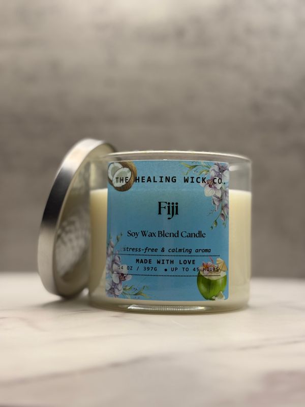 Fiji scented 3 wick candle