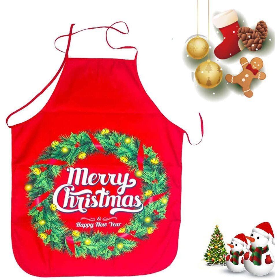 Fartuch (fartuszek) ŚWIĄTECZNY kuchenny plamoodporny WIENIEC