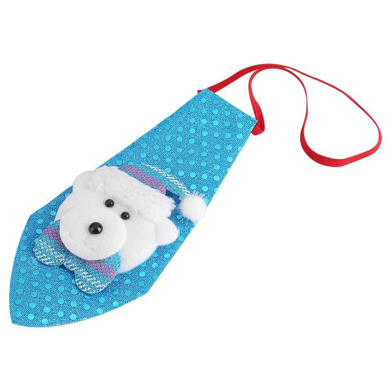 Krawat  na gumce Miś Polarny