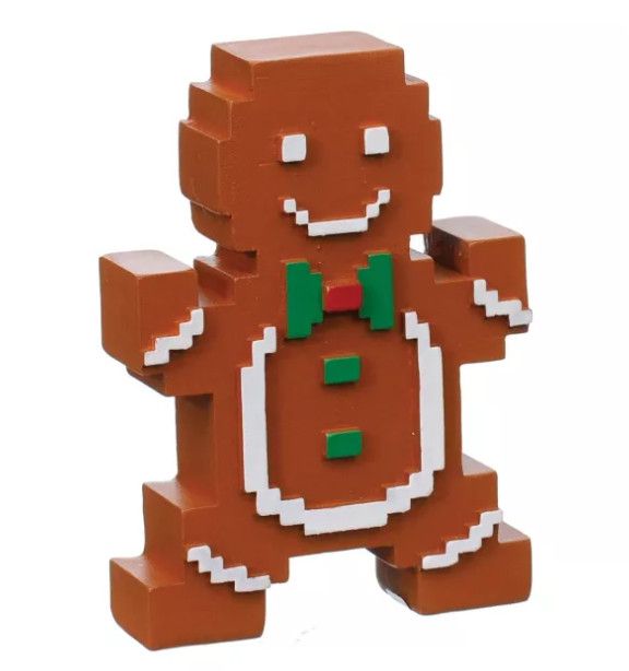 Ciasteczkowy / Piernikowy Ludzik – Figurka Świąteczna Inspirowana Minecraft 12,7 cm