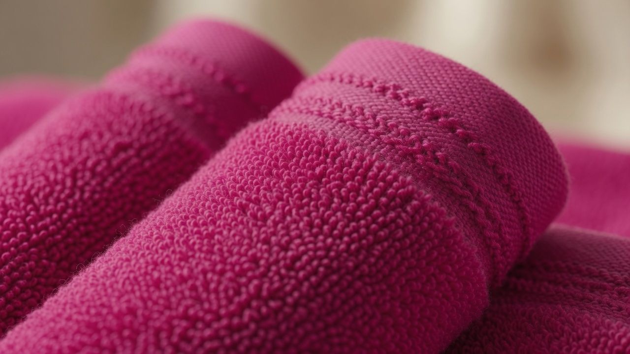 2 sztuki Ręcznik VOSSEN AirPillow 50 × 30 cm – fuksja | 100% bawełna Öko-Tex | 550 g/m²