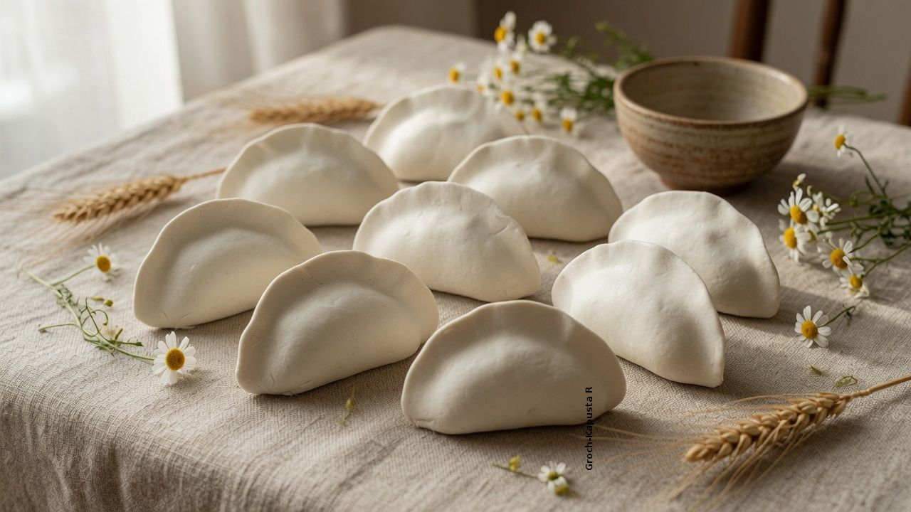 Pieróg „Tradycyjny” Handmade – – ręcznie modelowana dekoracja inspirowana polską tradycją