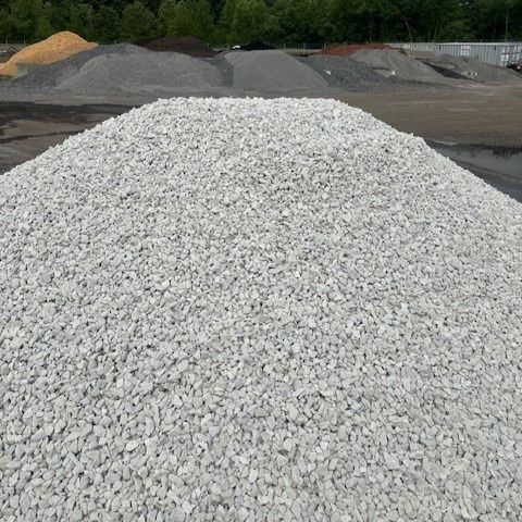 Stone White Marble 3/4&quot; Bulk