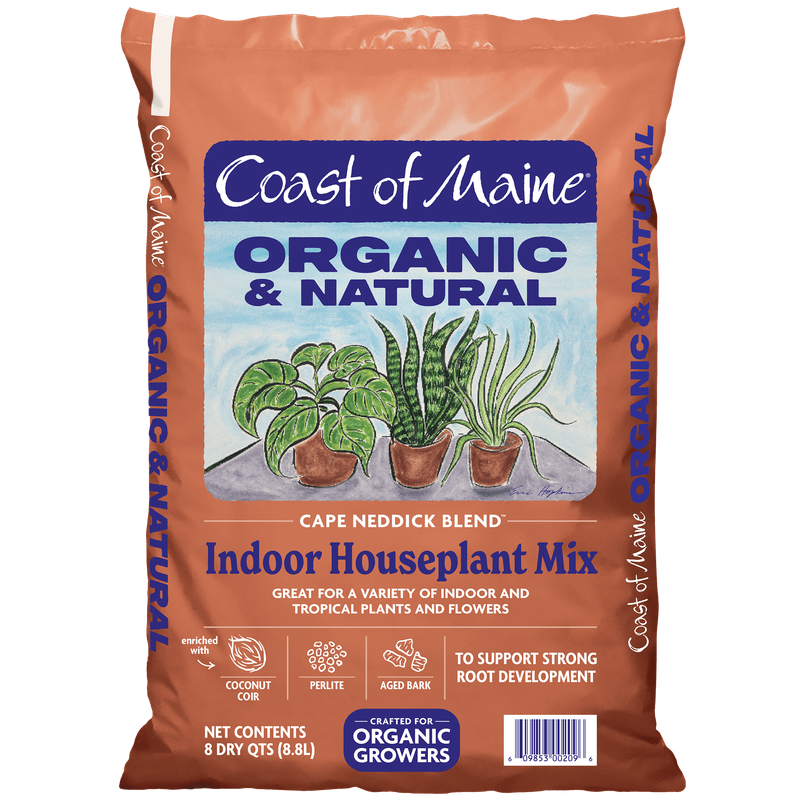Coast of Maine Indoor Houseplant Mix soil 8 dry qts.