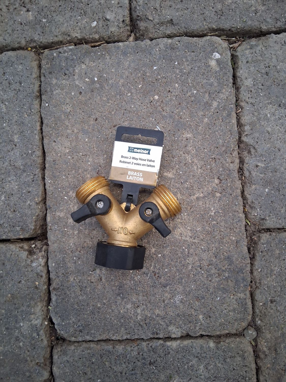 Brass 2-Way Hose Valve
