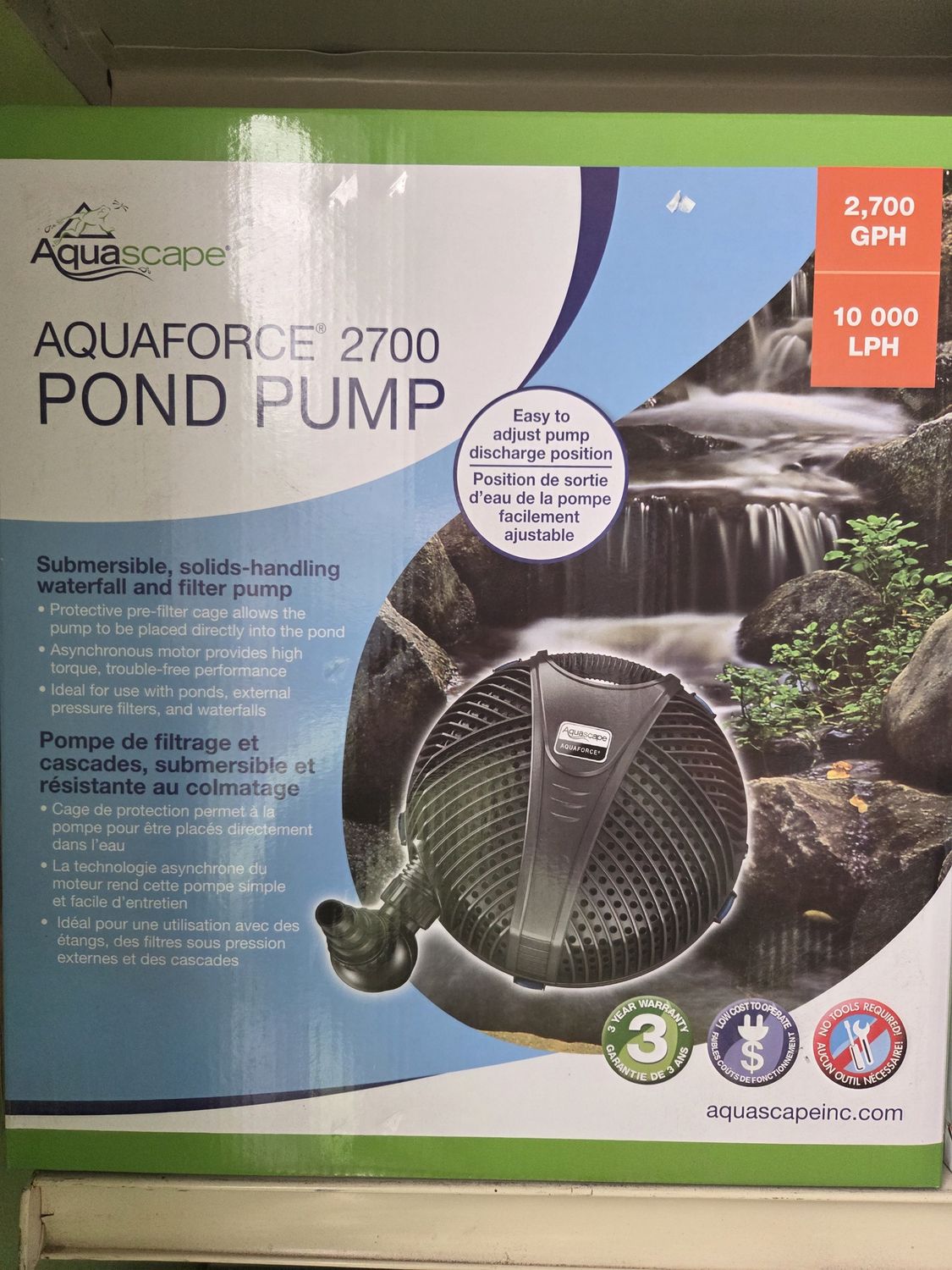 Aquaforce Pump, Size: 2700