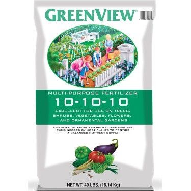 10-10-10 Fertilizer Garden Food, Size: 40lb