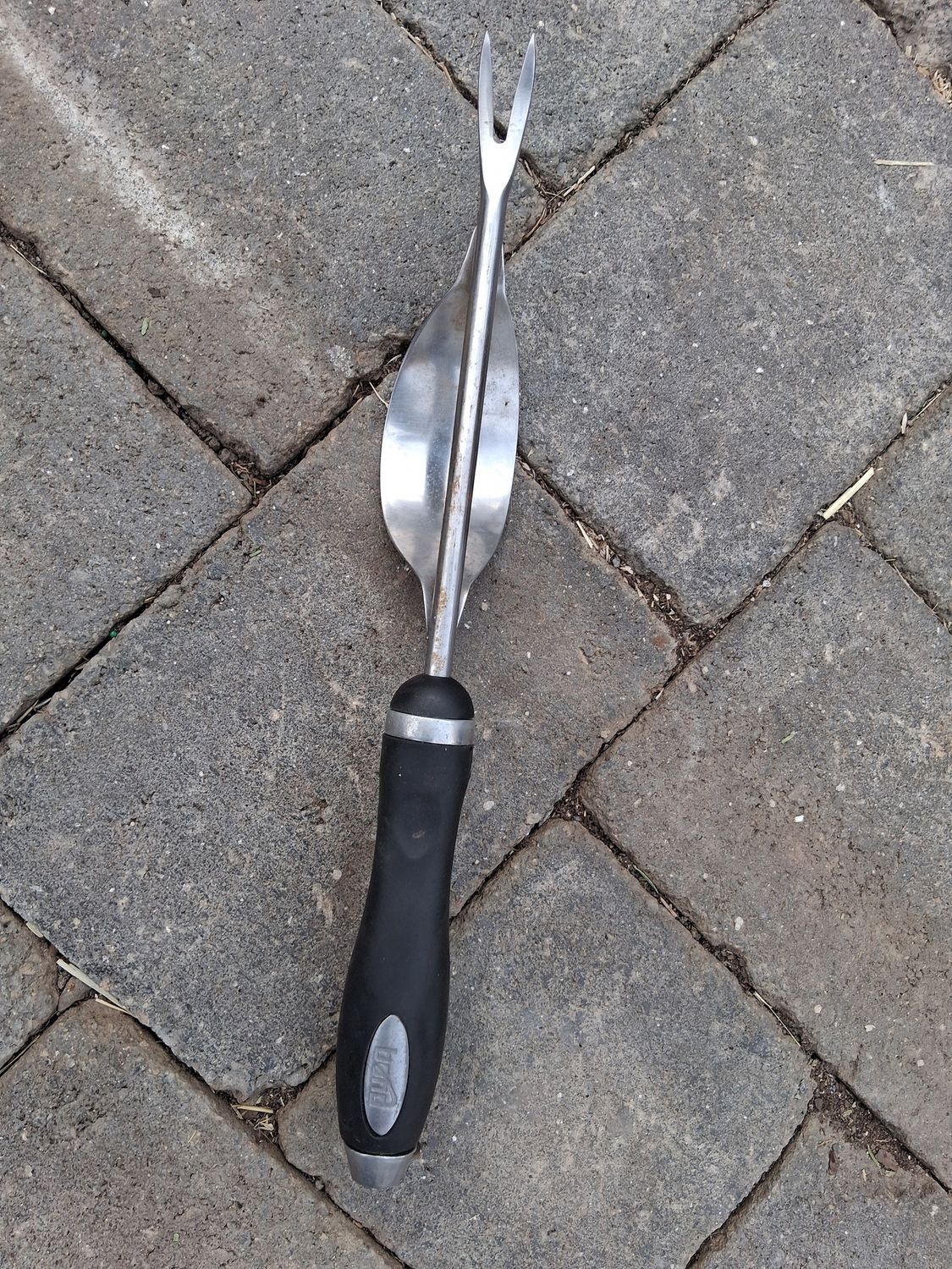 Stainless Steel Blade Hand Weeder with Leverage Bar