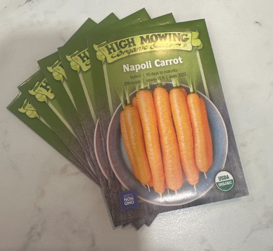 Carrots, Variety: Napoli Carrot