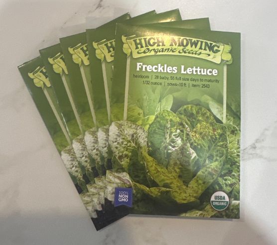 Lettuces, Variety: Freckles Lettuce
