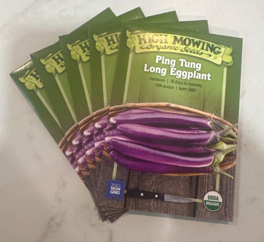 Eggplants, Variety: Ping Tung Long Eggplant