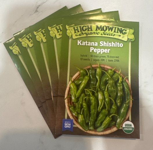 Peppers, Variety: Katana Shishito Pepper