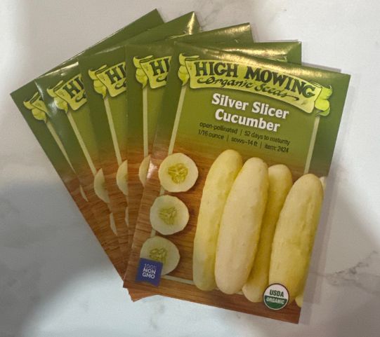 Cucumbers, Variety: Silver Slicer Cucumber
