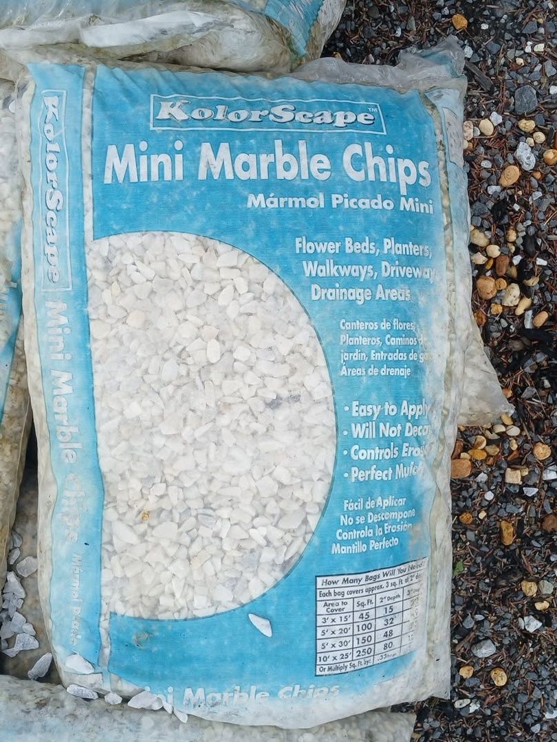 Bagged Stone White Marble Mini