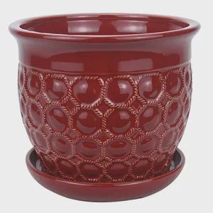 Oxford Planter with Saucer