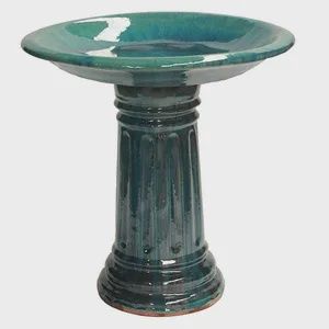 Fluted Birdbath