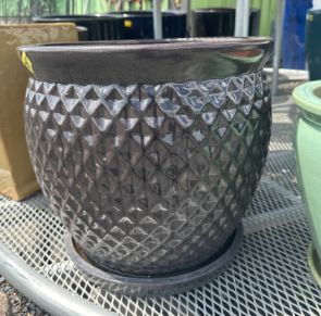 Diamond Planter Brown