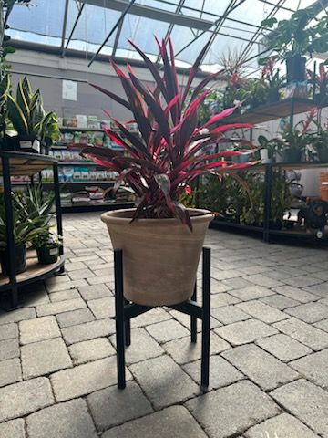 Mid Century Metal Pot Stand - Large