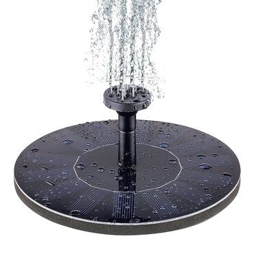 Solar Powered Birdbath Fountain Pump