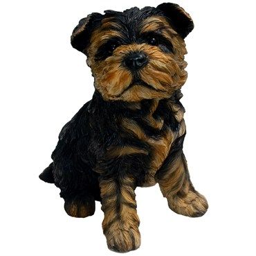 Resin Puppy Love Yorkshire Terrier “Sgt. York” Statuary