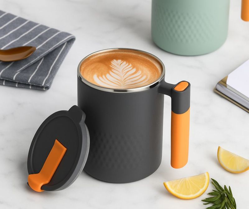 Stainless Steel Thermos Mug Tea Coffee Thermal Cup Office Travel Mug Insulated