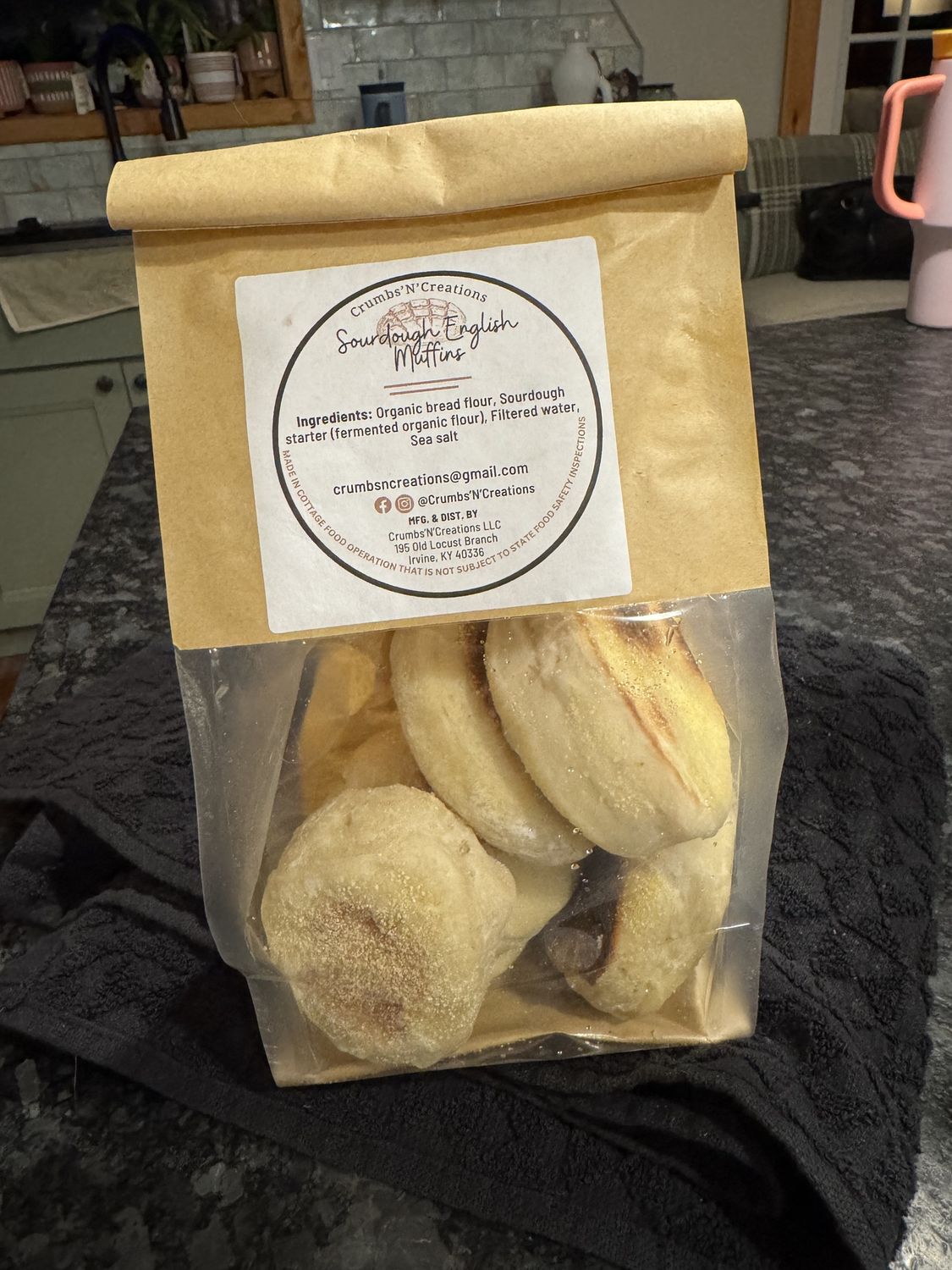 Sourdough English Muffins