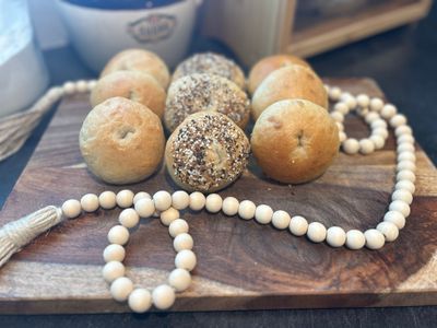 Sourdough Bagels